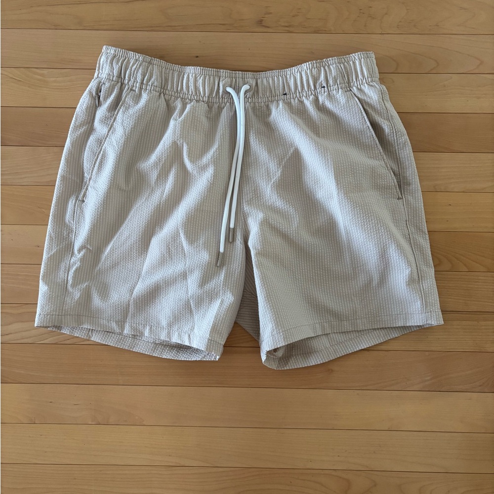 Hollister Beige Swim Shorts
